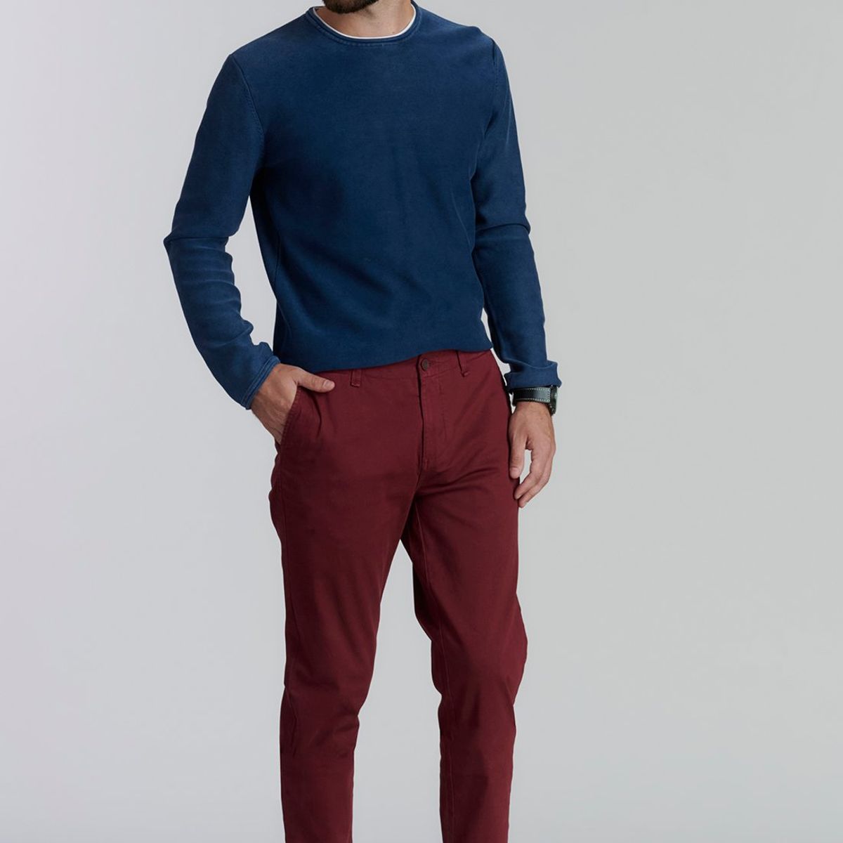 FEROUCH - Pantalón Lowell F Fr Rojo Ferouch