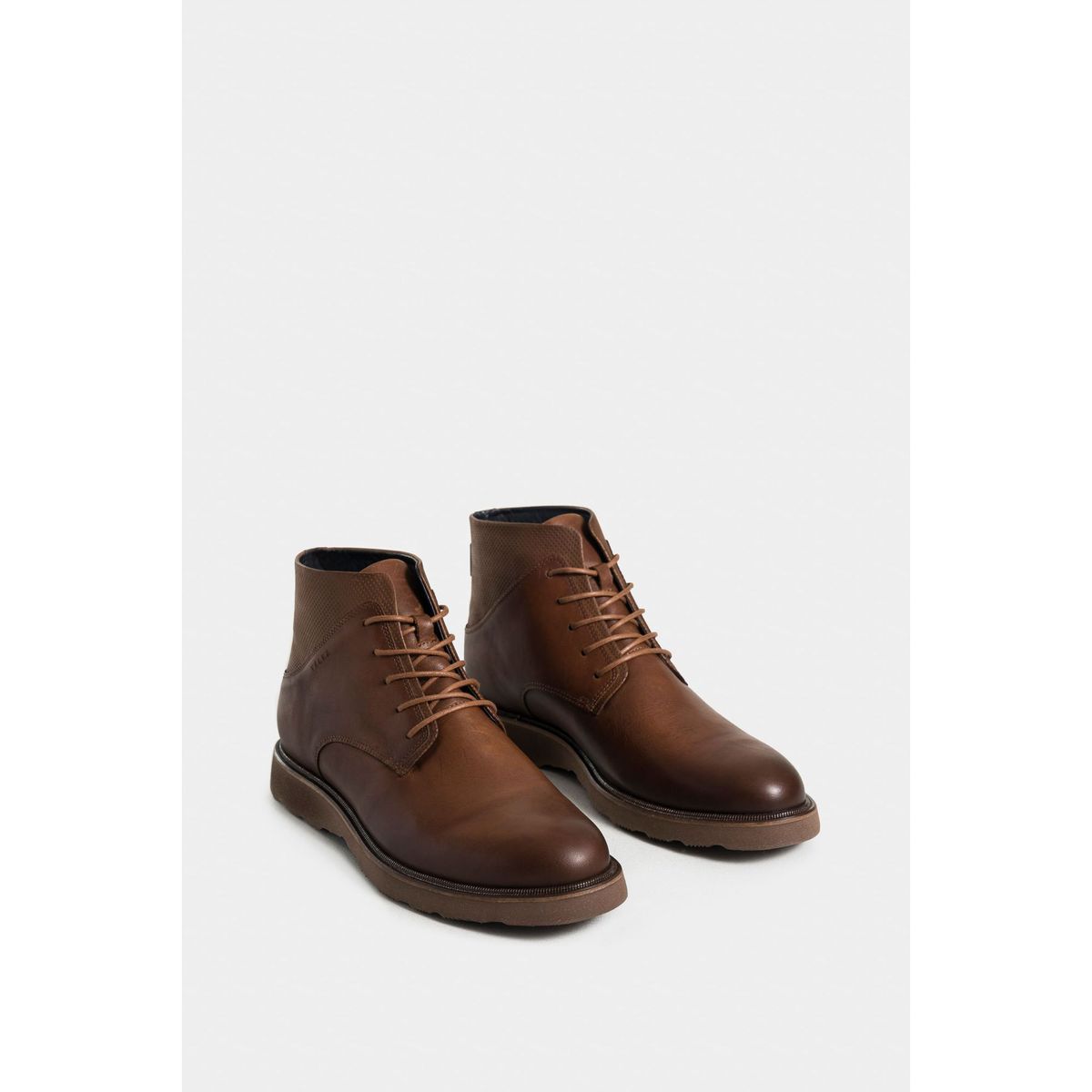 VELEZ - Vélez Botas Placa 2 De Cuero Hombre Suela Tractorada Miel