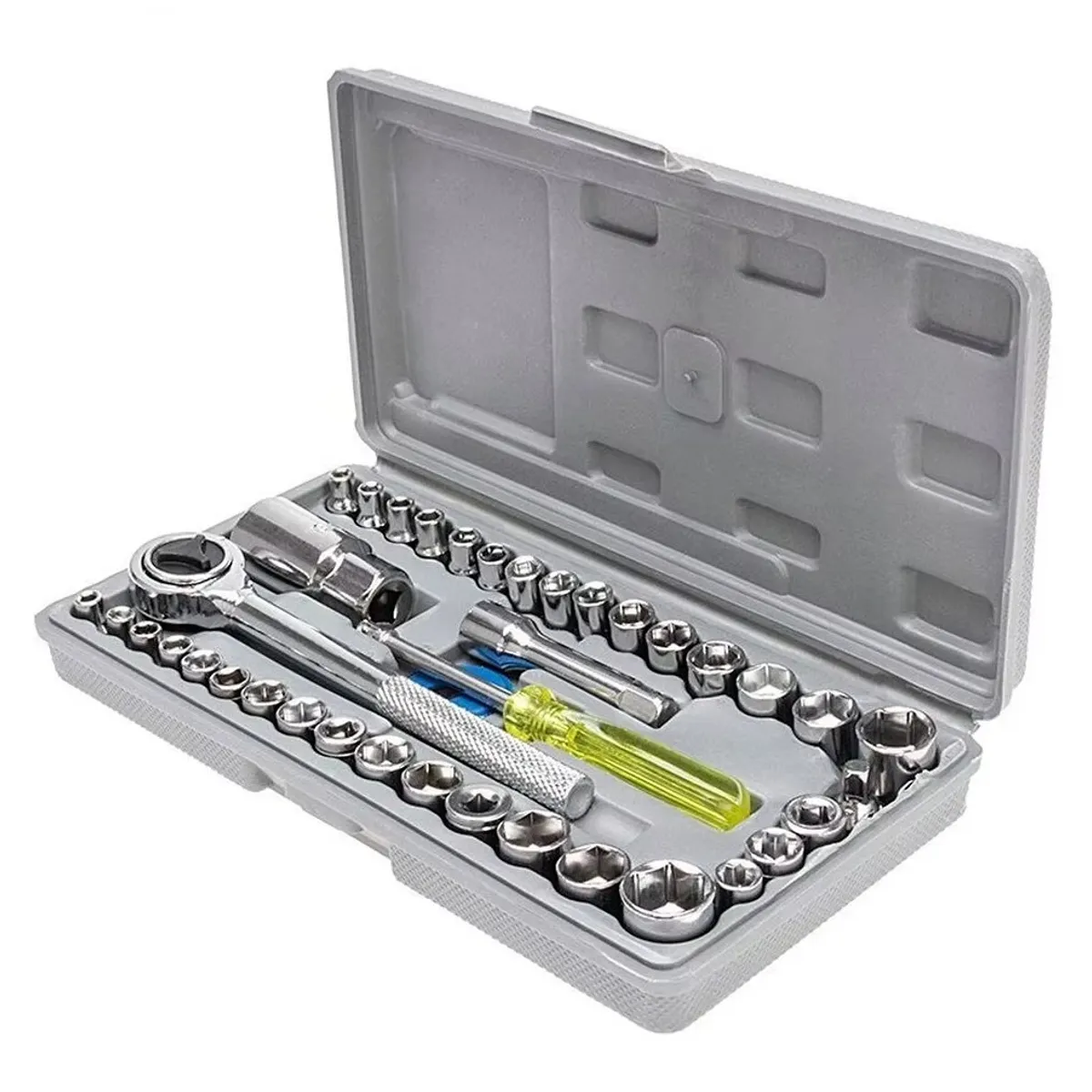 OEM - Set Juego Caja Dados Kit 40 Pcs  Auto Moto Bici Accesorios