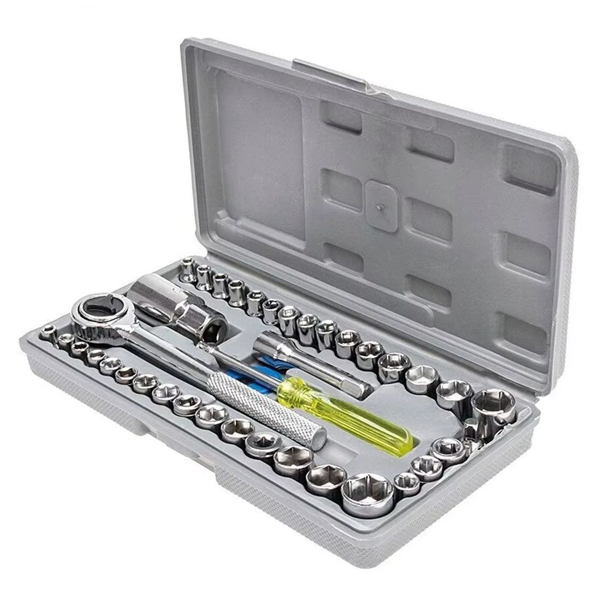 OEM - Set Juego Caja Dados Kit 40 Pcs  Auto Moto Bici Accesorios