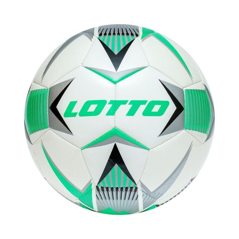 LOTTO - Balón de Fútbol  1000 Nro 5 Blanco-Verde-Negro-Unisex