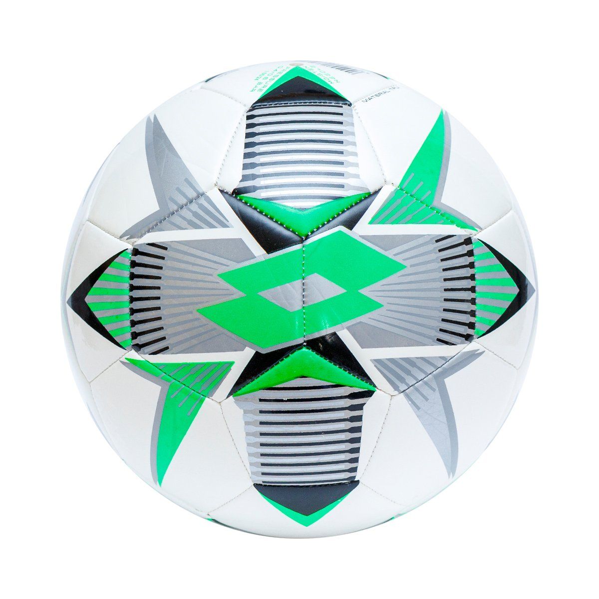 LOTTO - Balón de Fútbol  1000 Nro 5 Blanco-Verde-Negro-Unisex
