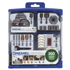 DREMEL - SET ACCESORIOS MULTIPROPOSITO 160 PIEZAS CORTAR-LIMPIAR-PULIR-ESMERILAR