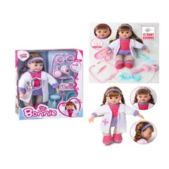GENERICO - Muñeca doctora más accesorios Baby Doll Bonnie con sonido