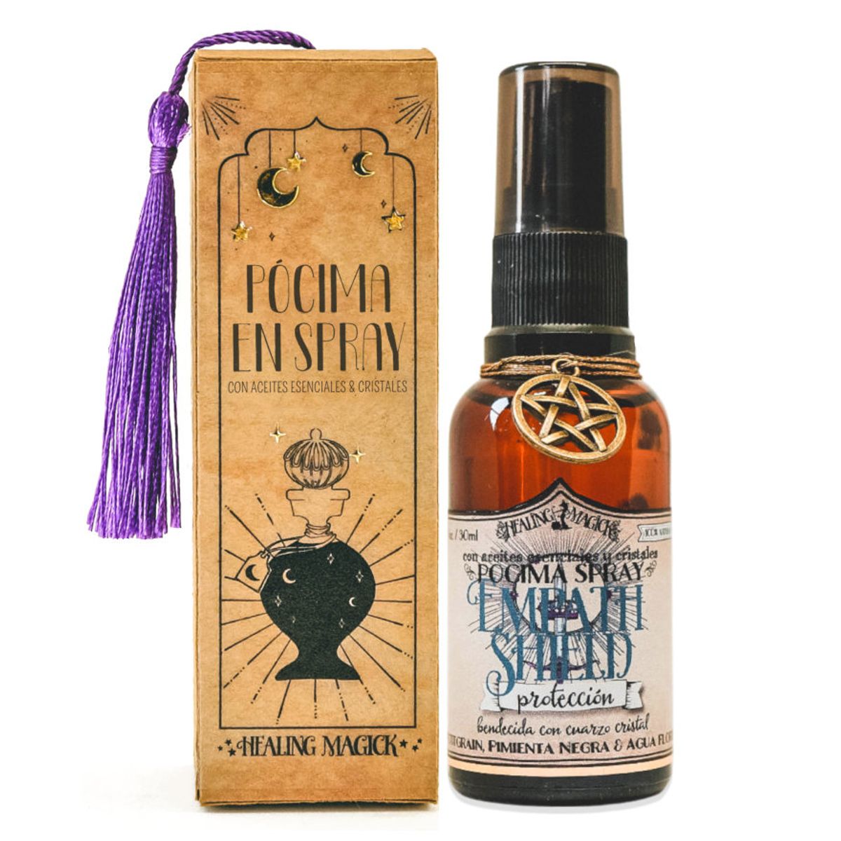 HEALING MAGICK - Empath Shield Spray Protección Energética PAS