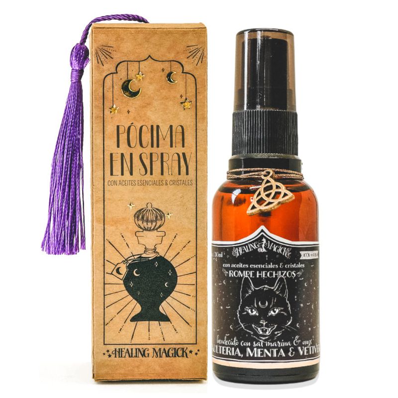 HEALING MAGICK - Hex Breaker Spray de Ritual Rompe Trabajos Anti Magia Negra