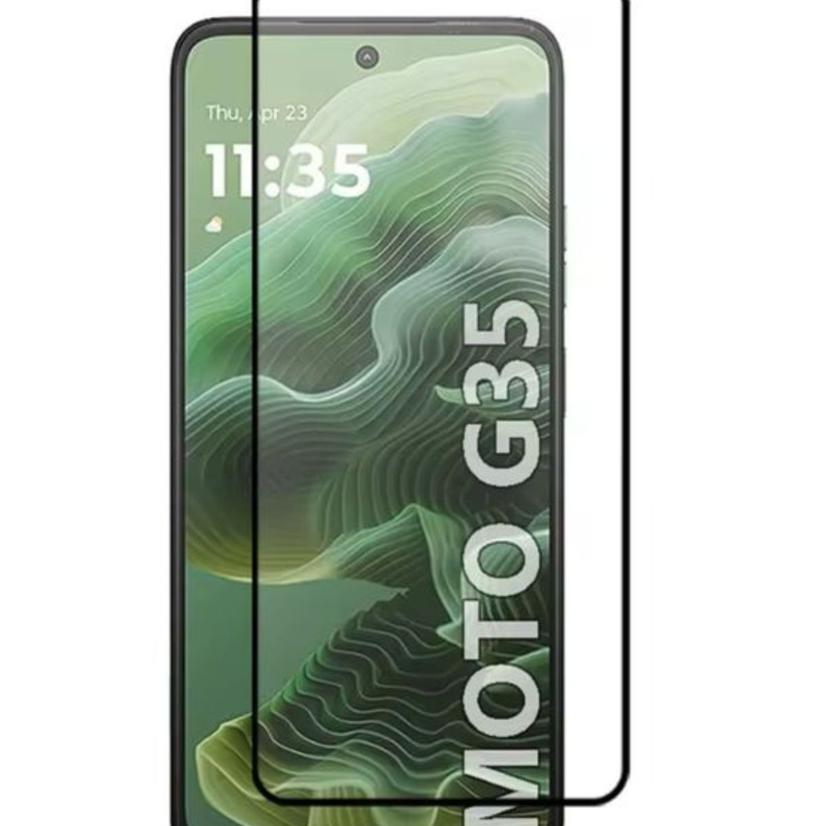 GENERICO - Lamina Mica Vidrio Templado Completa Para Motorola G35