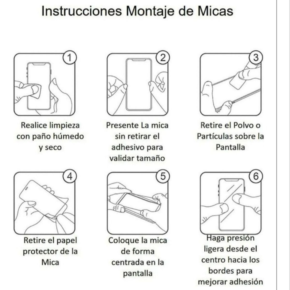 GENERICO - Lamina Mica Vidrio Templado Completa Para Motorola G35
