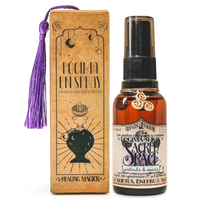 HEALING MAGICK - Refugio Sagrado Spray de Ritual Limpieza Energías del Hogar