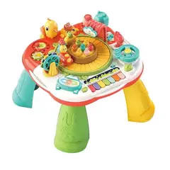 BEBESIT - Mesa Piano de Juguete interactivo 2 en 1 18M+