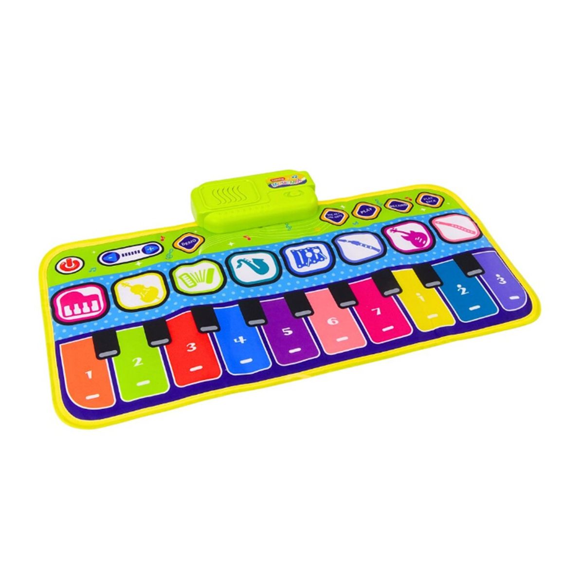 BEBESIT - Alfombra musical Bebe Piano Caricatura de Animales