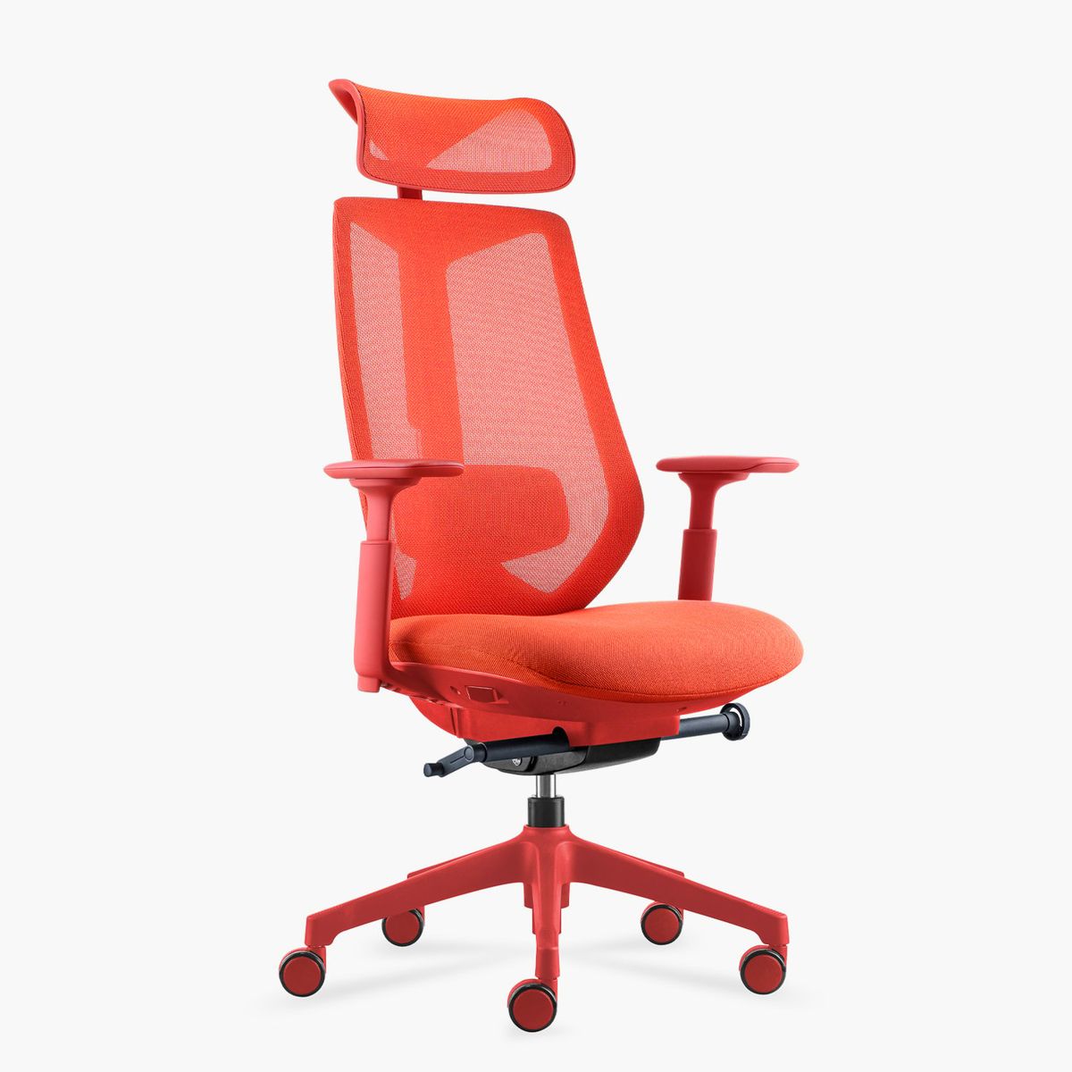 FORM OFFICE - Silla Oficina Eve con cabecero Rojo Form