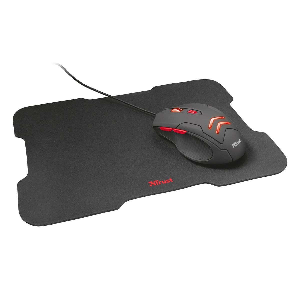 TRUST - Kit Gamer Mouse + Mouse Pad Trust Ziva
