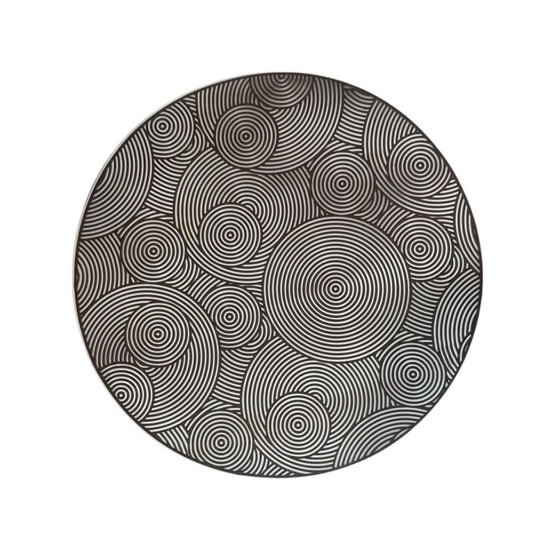 GENERICO - Set 6 Individuales De Mesa Pack 6 Modelo Circulos Circle
