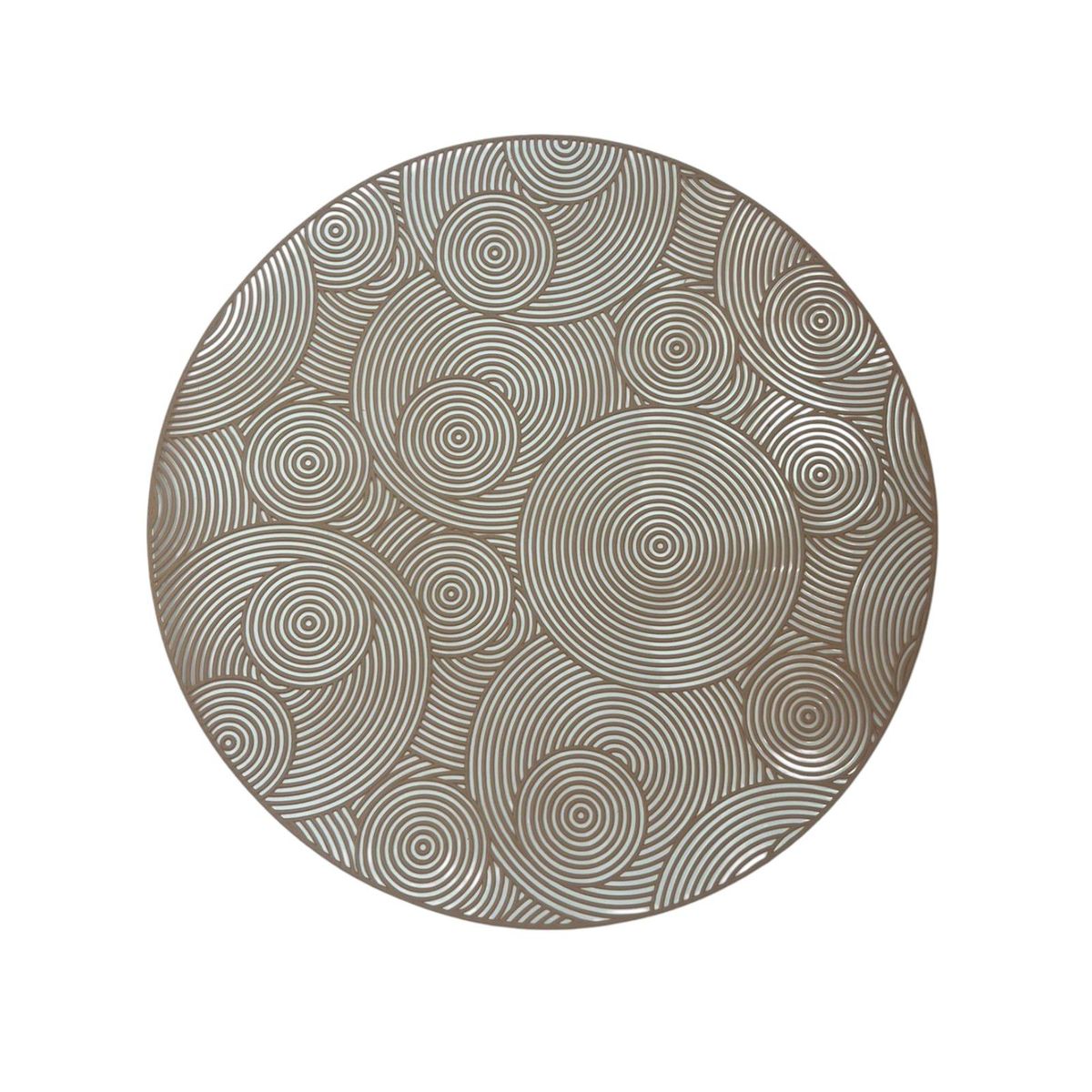 GENERICO - Set 6 Individuales De Mesa Pack 6 Modelo Circulos Circle