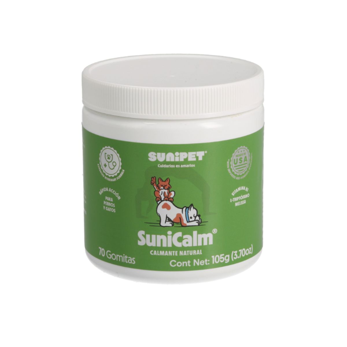 SUNIPET - Sunicalm Calmante Natural para Perros y Gatos.