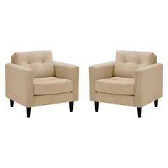 BODEVIR - Set Sofa Retro 1C Felpa 00 Beige