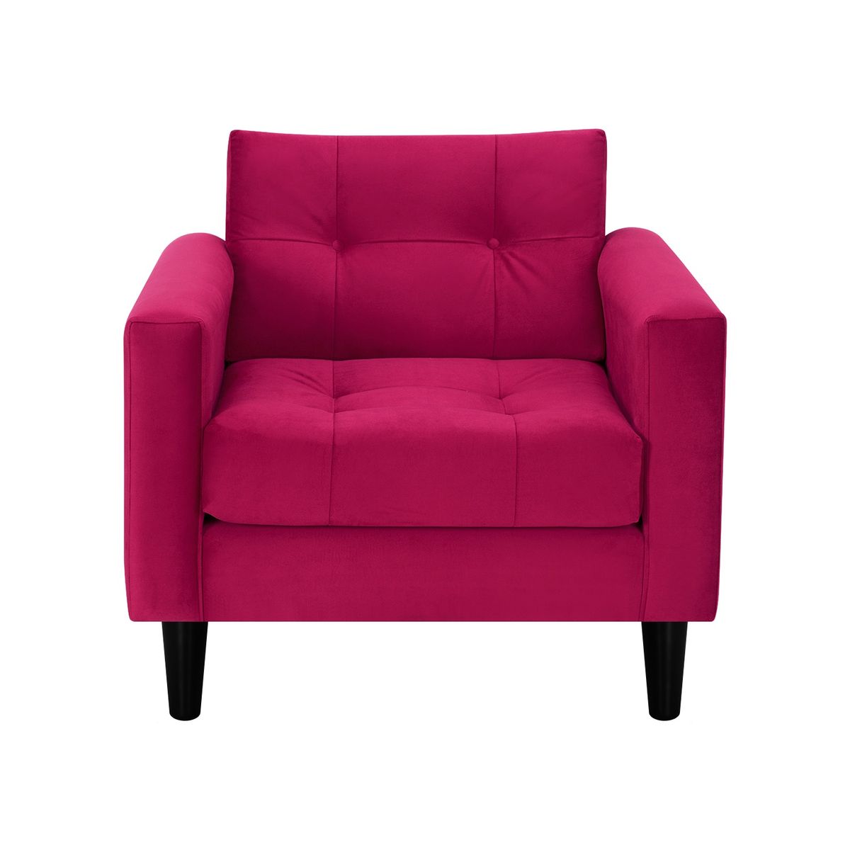 BODEVIR - Set Sofa Retro 1C Felpa 00 Burdeo