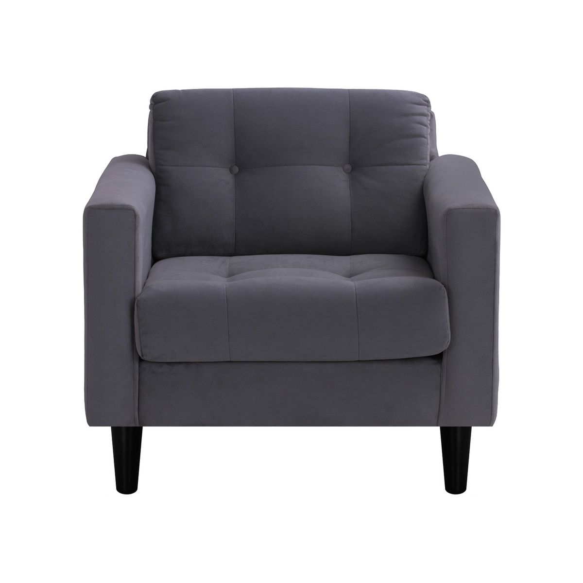 BODEVIR - Set Sofa Retro 1C Felpa 00 Gris