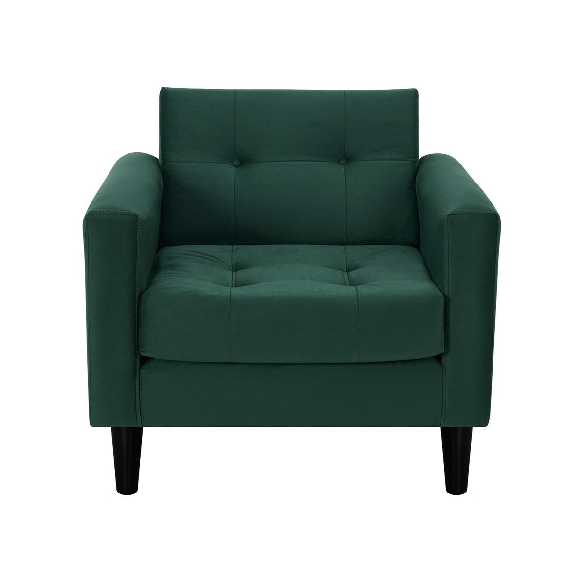 BODEVIR - Set Sofa Retro 1C Felpa 00 Verde Botella