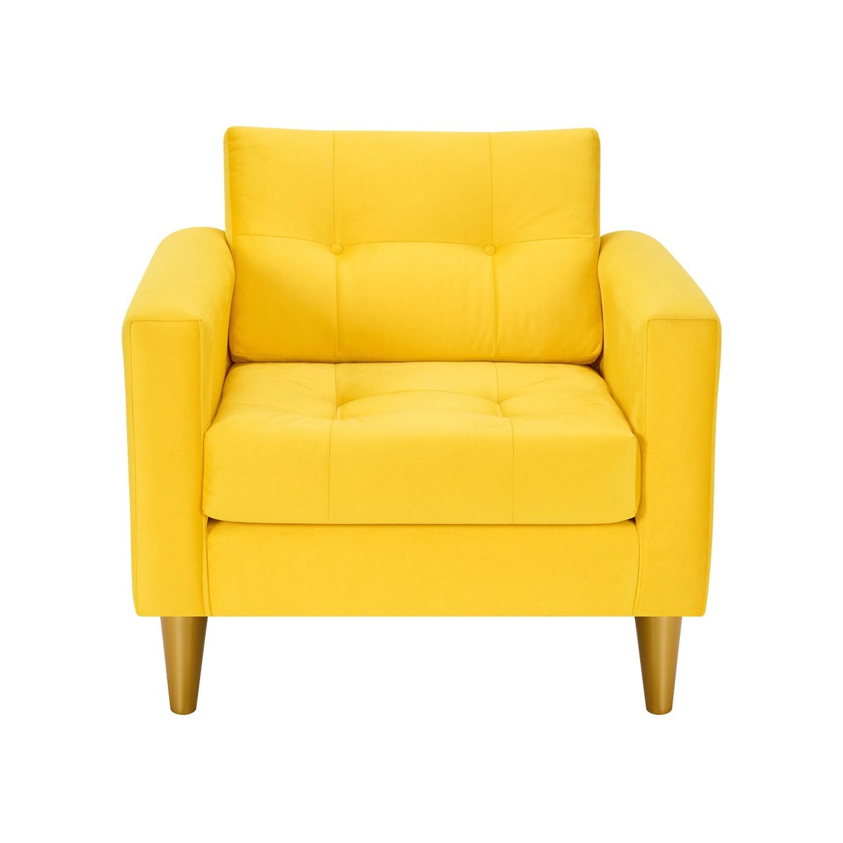 BODEVIR - Set Sofa Retro 1C Felpa 01 Amarillo