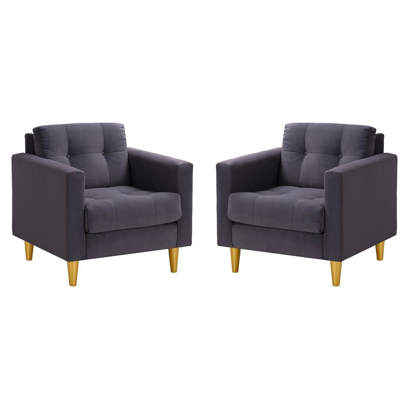 BODEVIR - Set Sofa Retro 1C Felpa 01 Gris