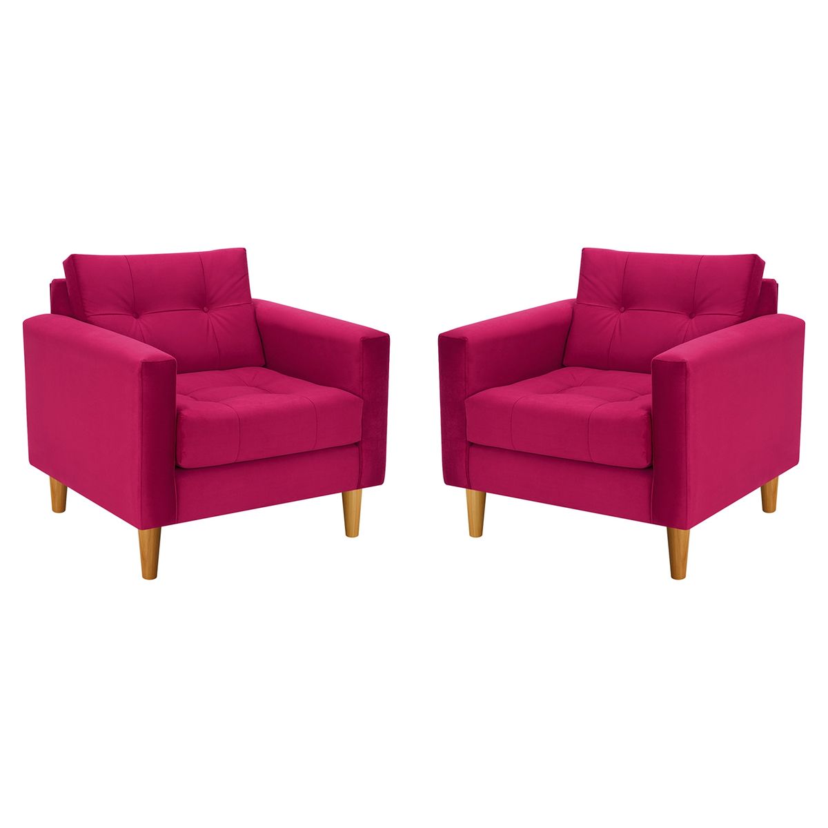 BODEVIR - Set Sofa Retro 1C Felpa 04 Burdeo