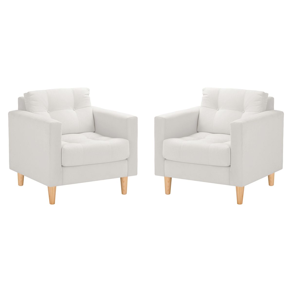 BODEVIR - Set Sofa Retro 1C Felpa 05 Crudo