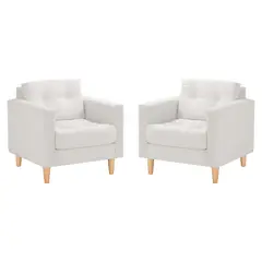 BODEVIR - Set Sofa Retro 1C Felpa 05 Crudo
