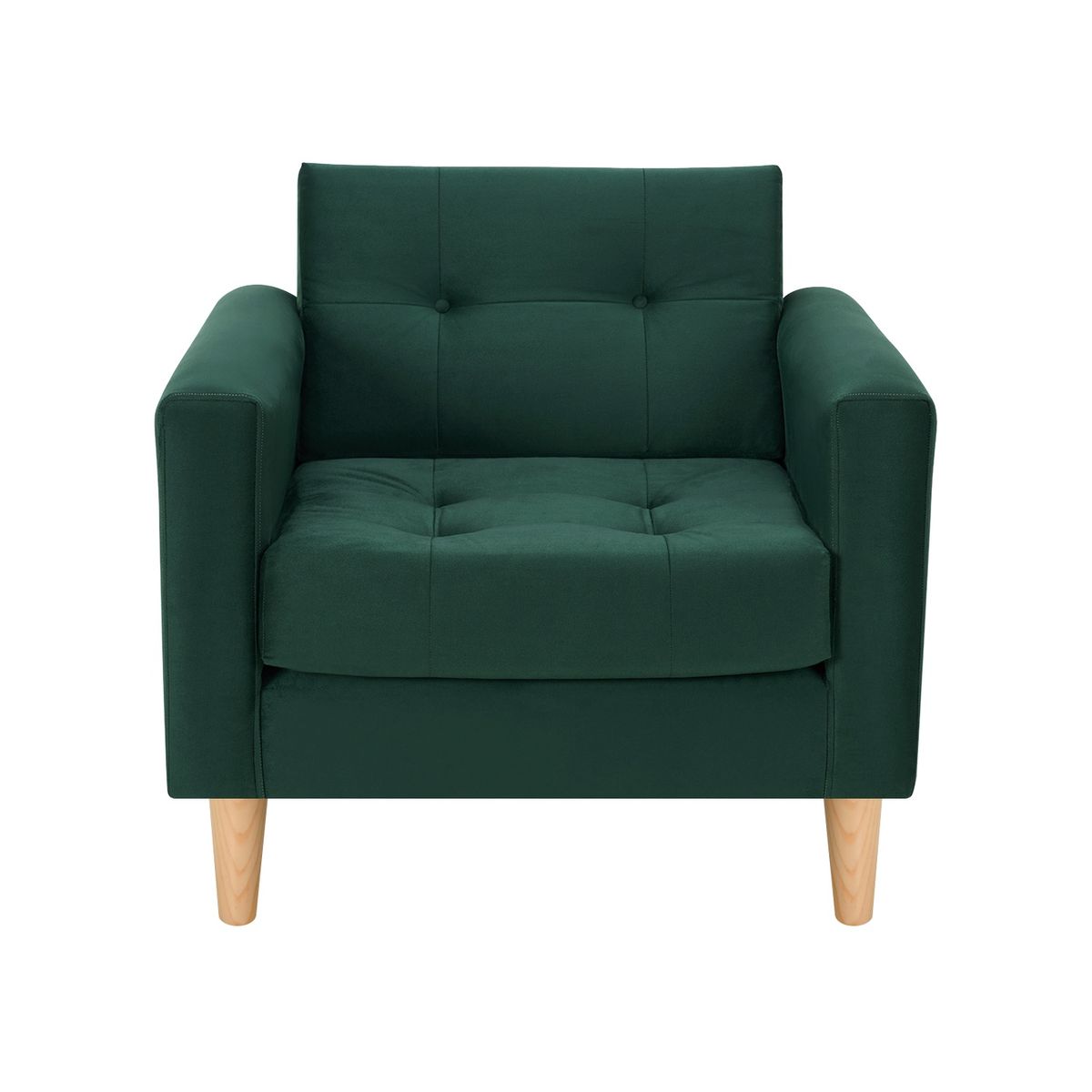BODEVIR - Set Sofa Retro 1C Felpa 05 Verde Botella