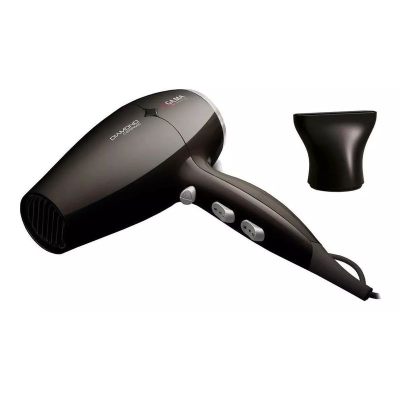 GAMA - Secador De Pelo Gama Diamond St Bk 220 Ion 2300 Watts Negro