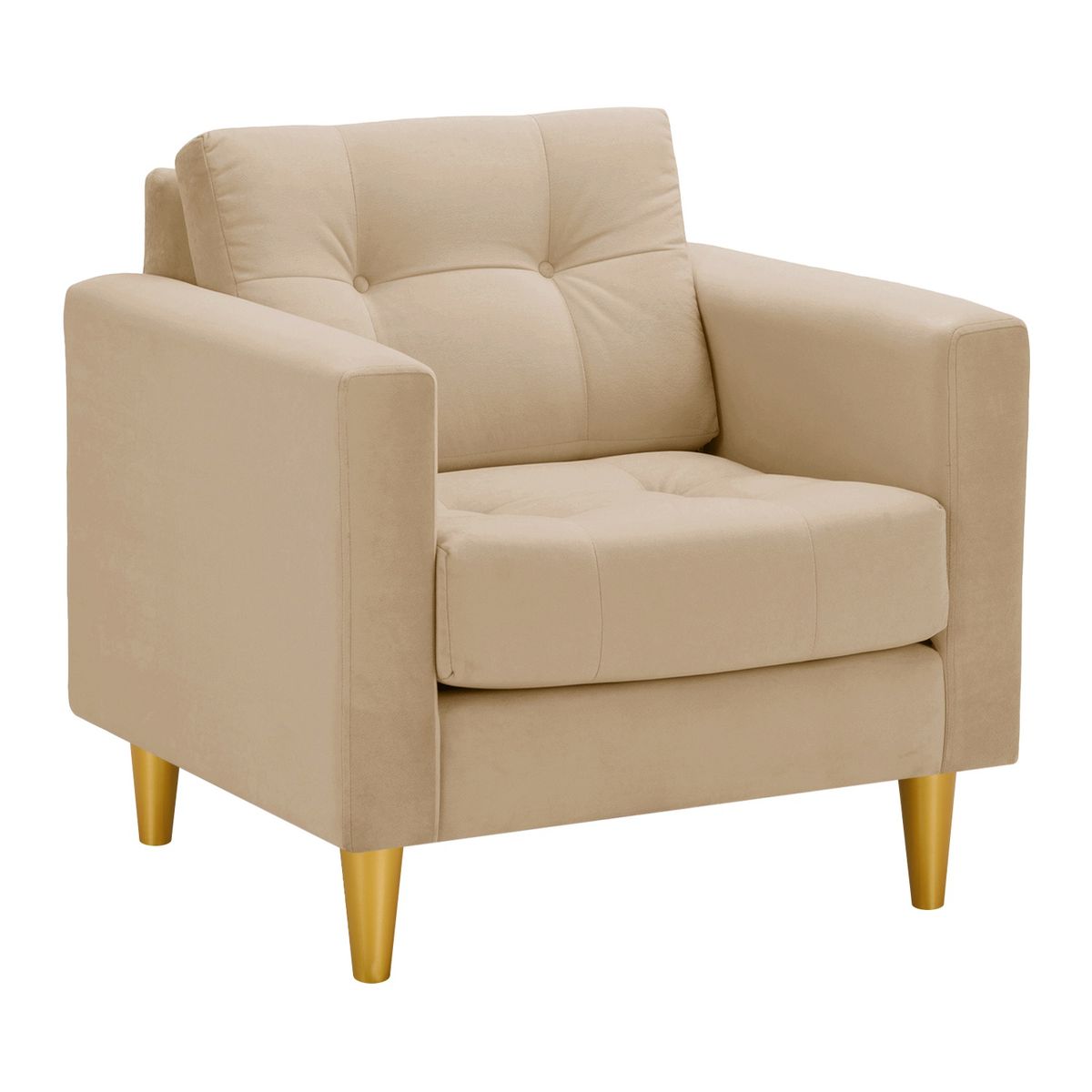 BODEVIR - Sofa Retro 1C Felpa 01 Beige