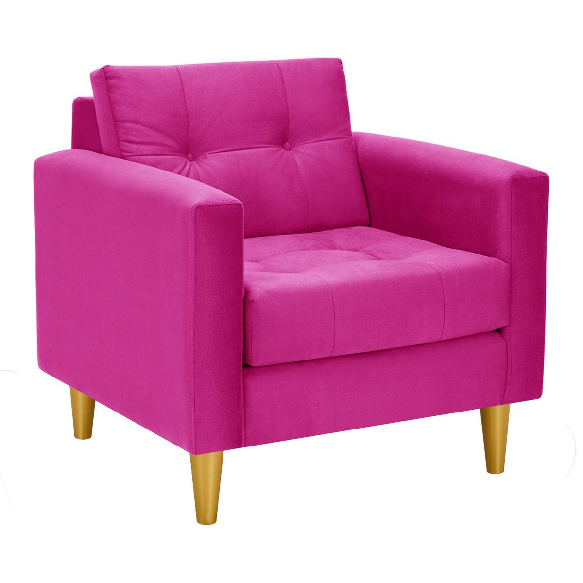 BODEVIR - Sofa Retro 1C Felpa 01 Fucsia