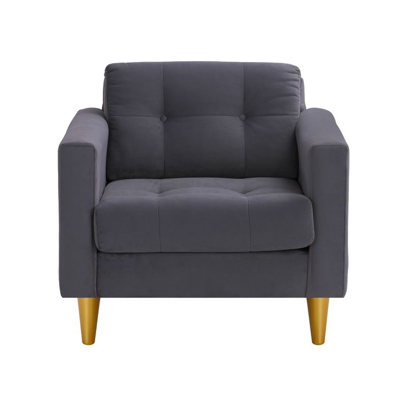 BODEVIR - Sofa Retro 1C Felpa 01 Gris