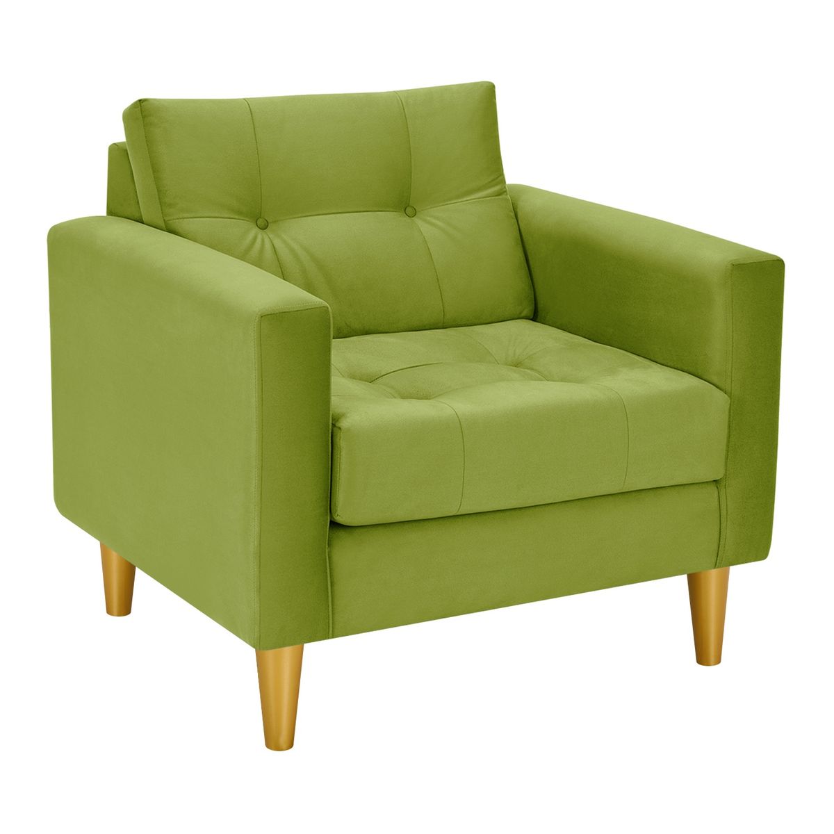BODEVIR - Sofa Retro 1C Felpa 01 Pistacho