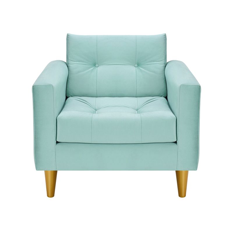 BODEVIR - Sofa Retro 1C Felpa 01 Verde Agua