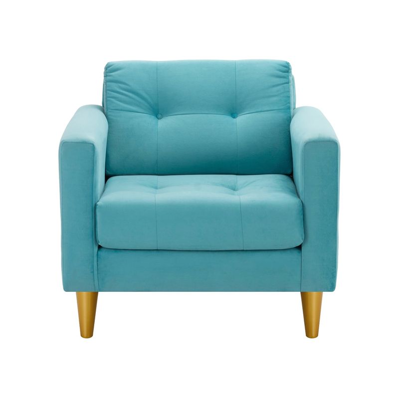 BODEVIR - Sofa Retro 1C Felpa 01 Turquesa