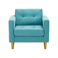 BODEVIR - Sofa Retro 1C Felpa 01 Turquesa