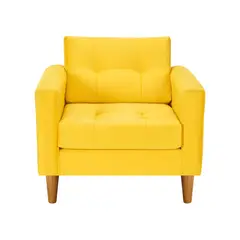 BODEVIR - Sofa Retro 1C Felpa 04 Amarillo