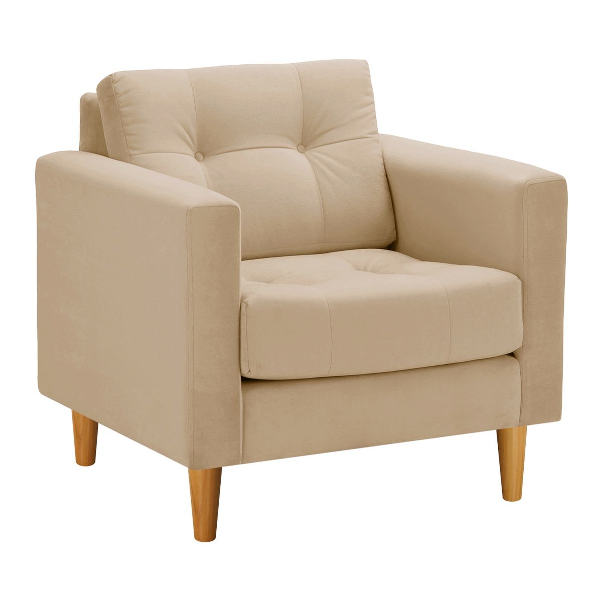 BODEVIR - Sofa Retro 1C Felpa 04 Beige