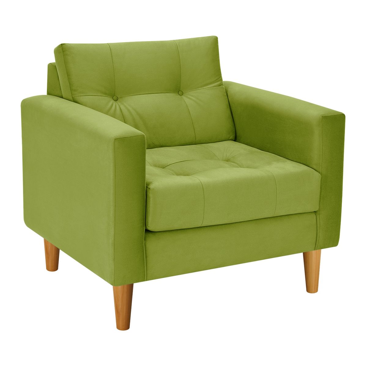 BODEVIR - Sofa Retro 1C Felpa 04 Pistacho