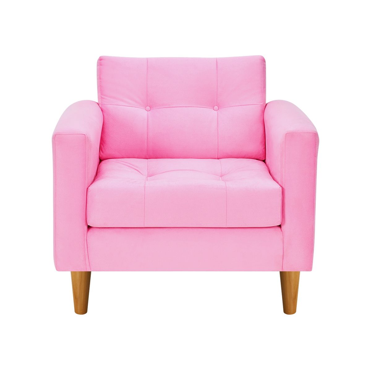BODEVIR - Sofa Retro 1C Felpa 04 Rosado