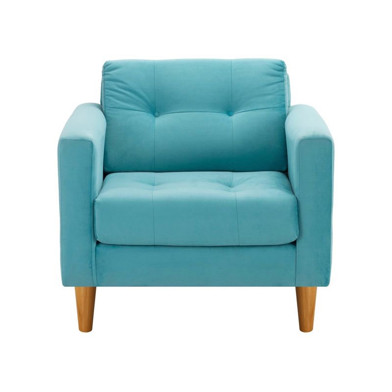 BODEVIR - Sofa Retro 1C Felpa 04 Turquesa