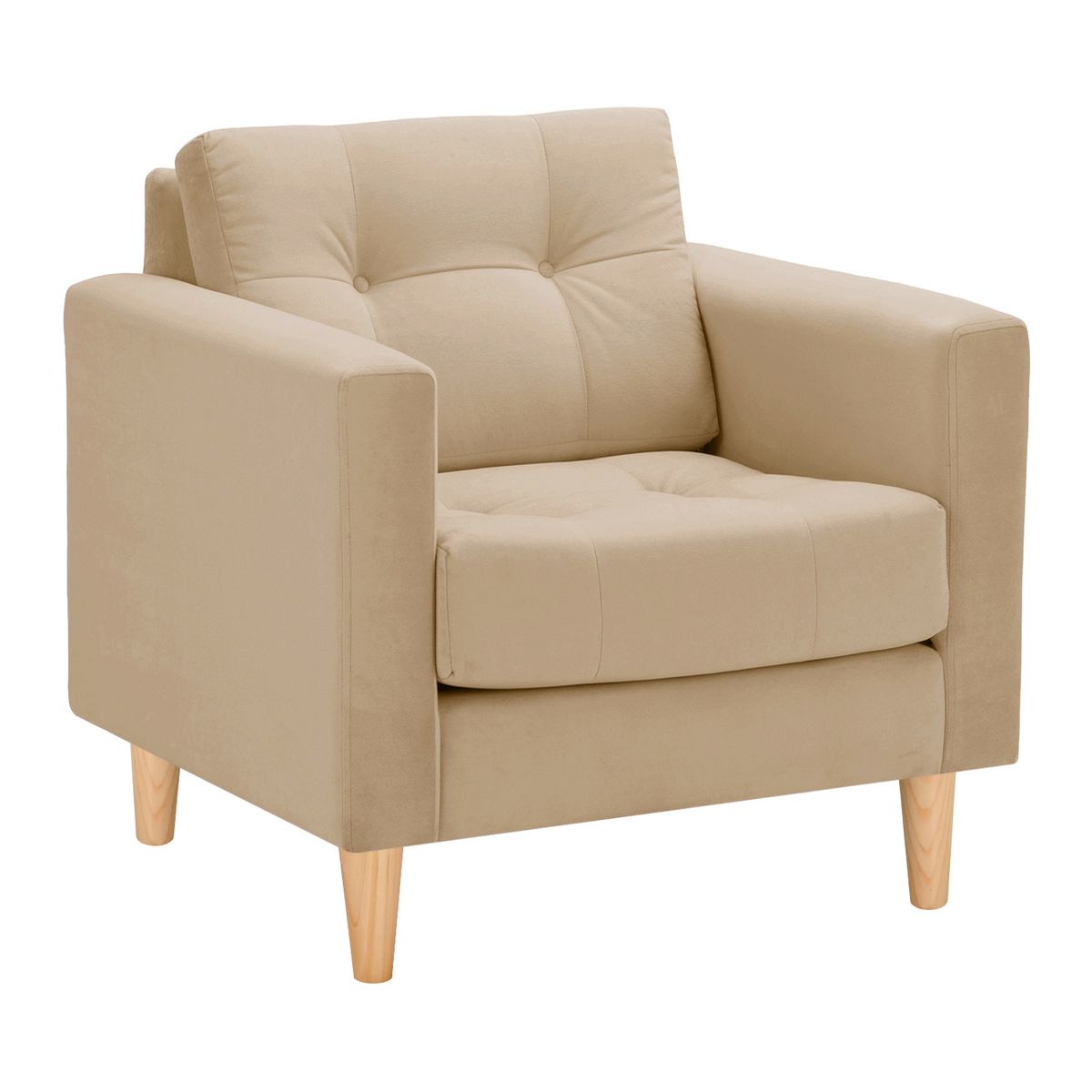 BODEVIR - Sofa Retro 1C Felpa 05 Beige