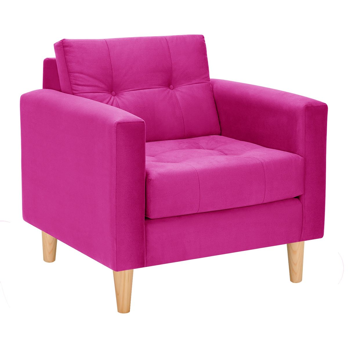 BODEVIR - Sofa Retro 1C Felpa 05 Fucsia