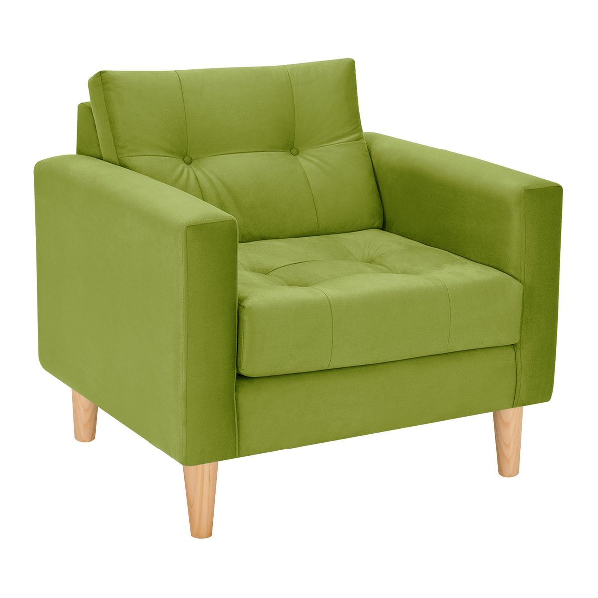 BODEVIR - Sofa Retro 1C Felpa 05 Pistacho