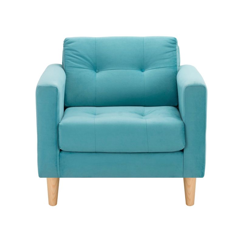 BODEVIR - Sofa Retro 1C Felpa 05 Turquesa