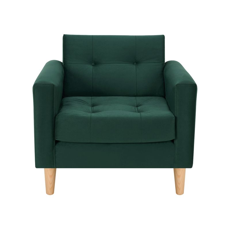 BODEVIR - Sofa Retro 1C Felpa 05 Verde Botella