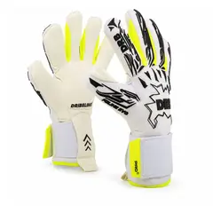 DRB - Guantes Arquero Feline Pro Blancos Látex Alemán 4mm
