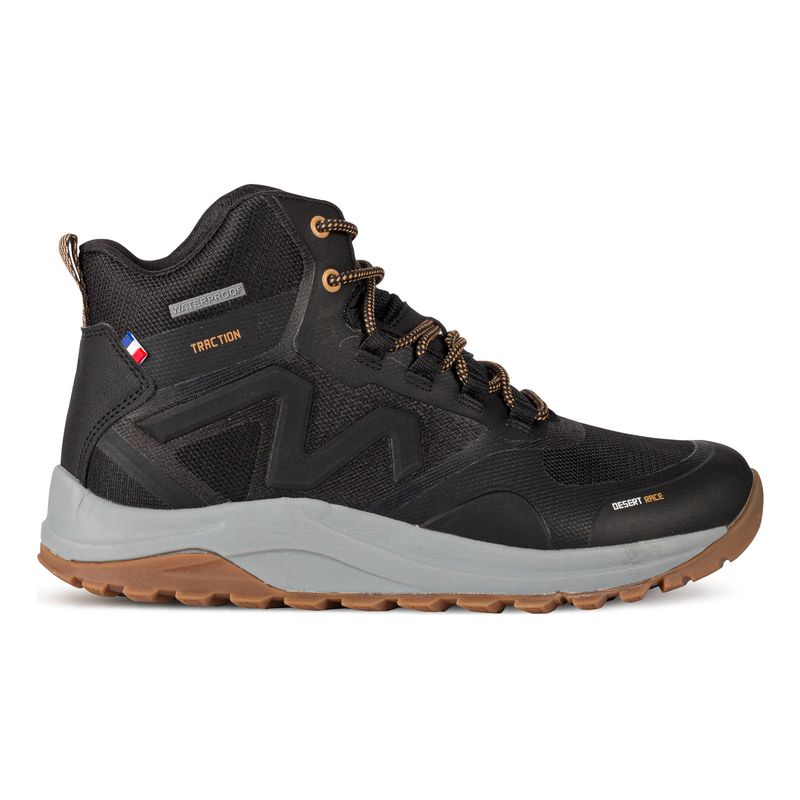 MICHELIN FOOTWEAR - Botín Outdoor Impermeable Hombre Negro Café Michelin Dr05